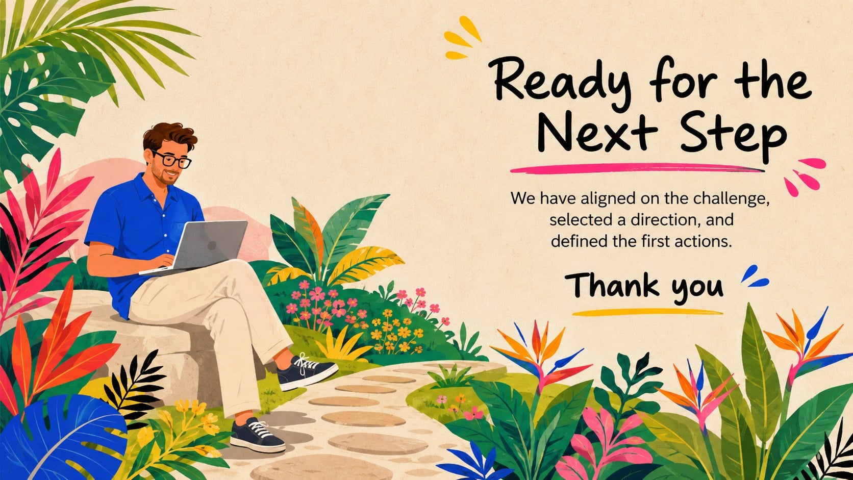 Tropical Consulting Workshop Kit presentation template, slide 15