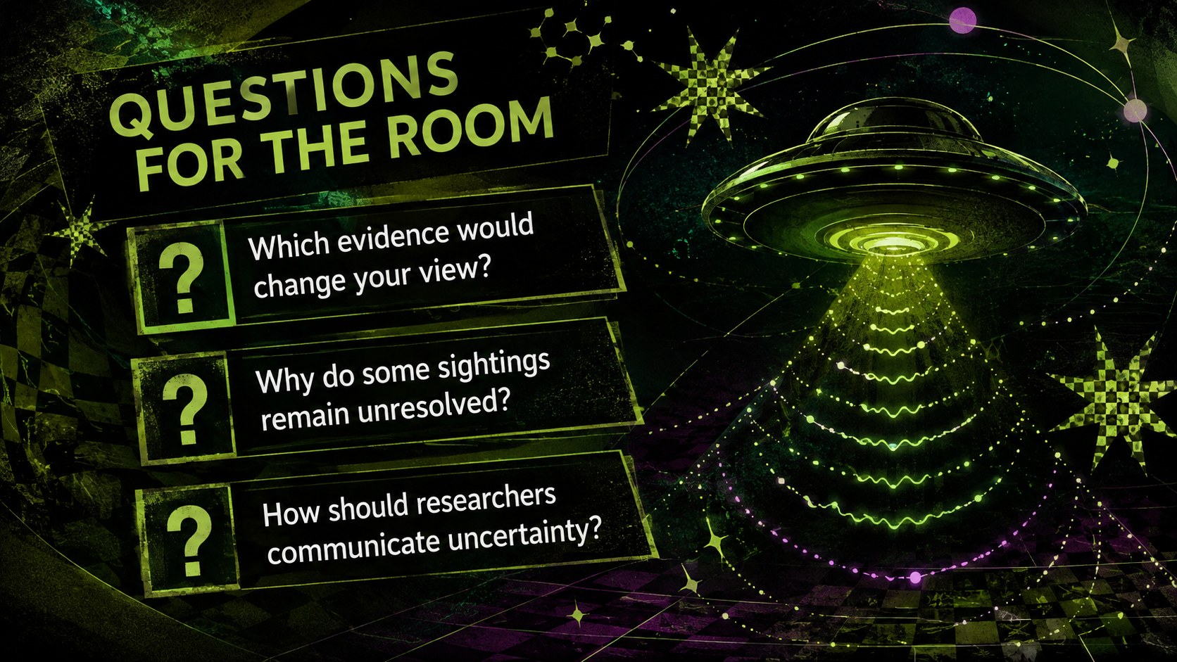 UFO Day Alien Encounter Deck presentation template, slide 12