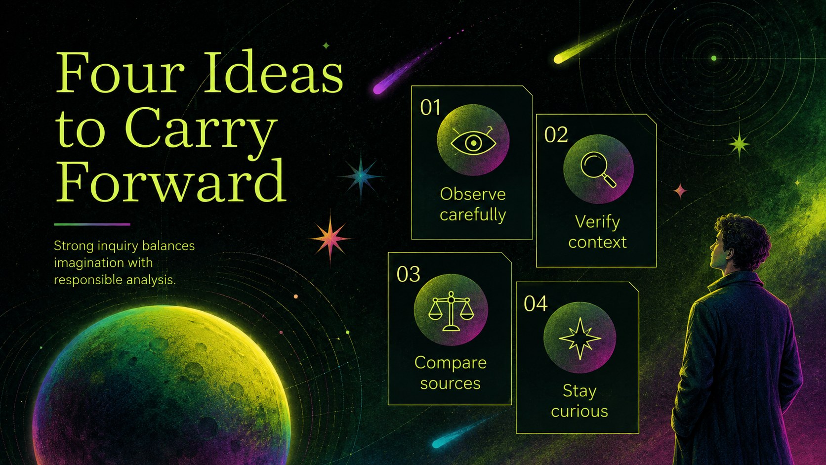 UFO Day Alien Encounter Deck presentation template, slide 13