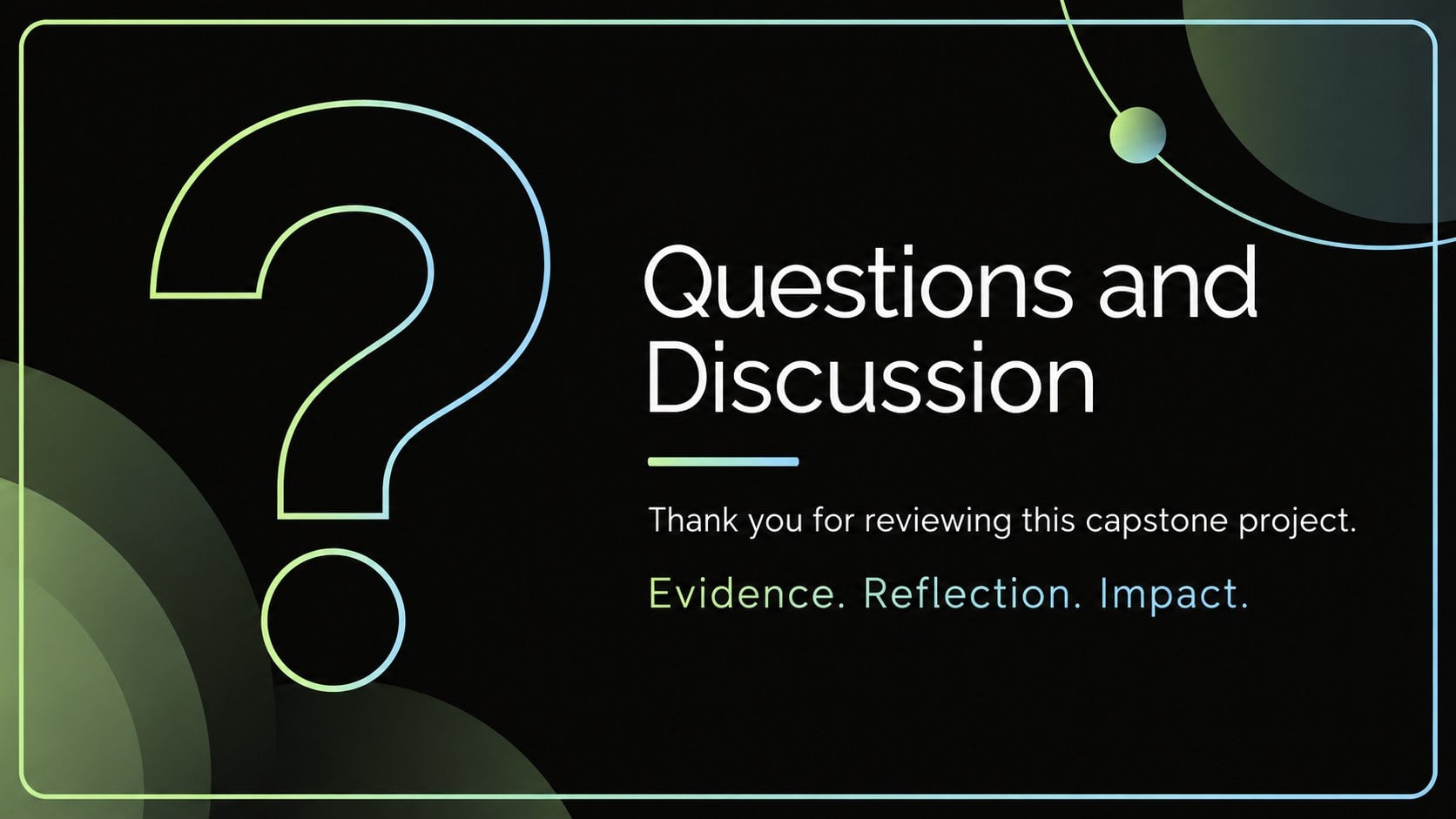 University Capstone Defense Slides presentation template, slide 15