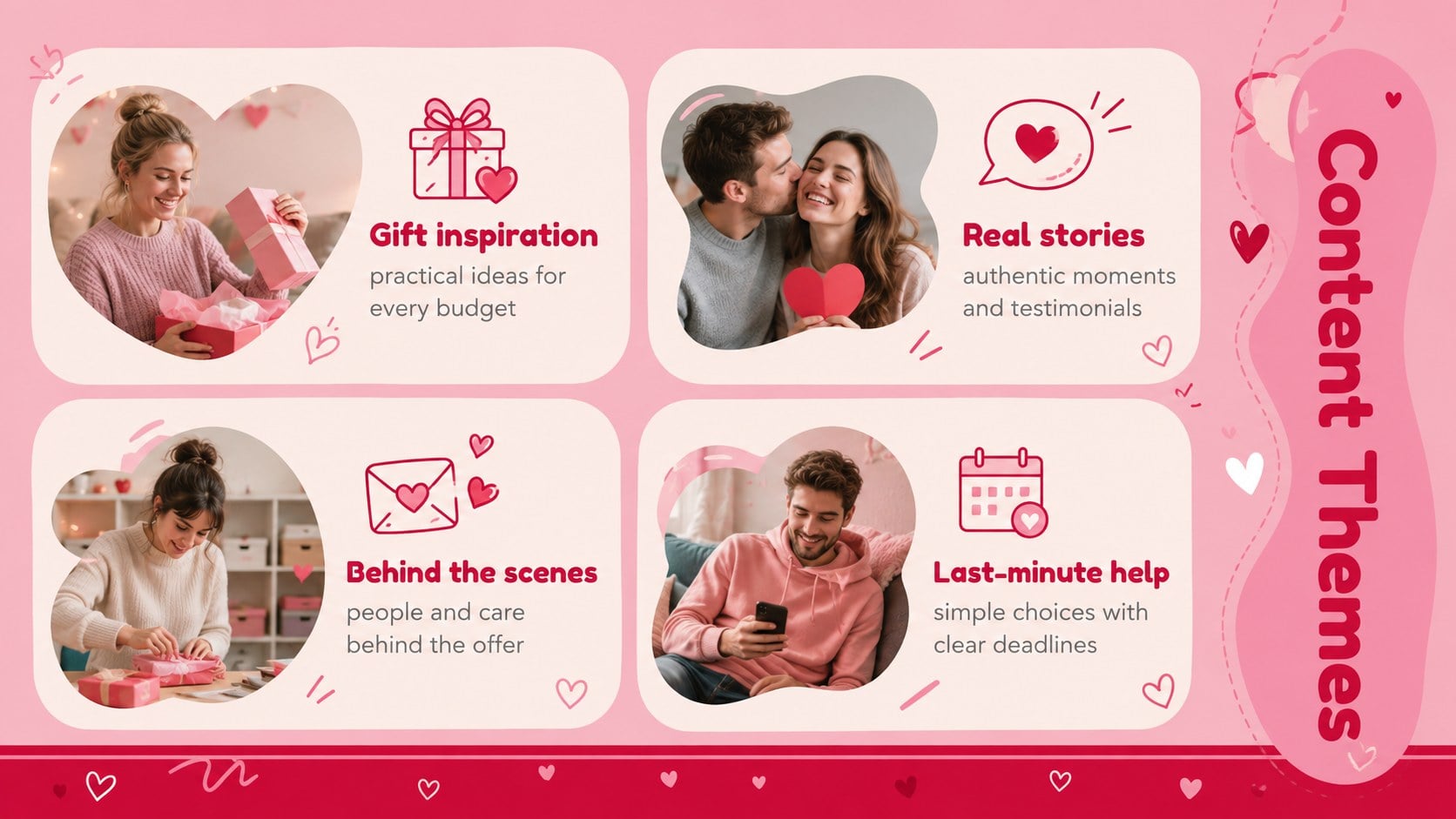 Valentine's Day Marketing Strategy Deck presentation template, slide 8