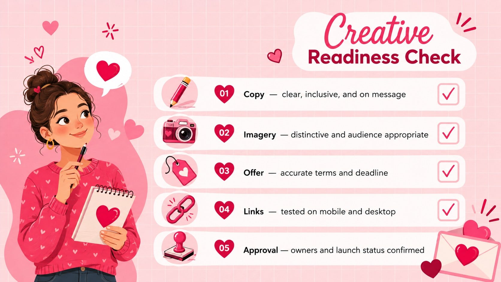 Valentine's Day Marketing Strategy Deck presentation template, slide 13