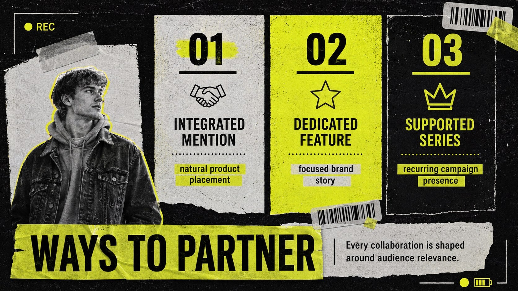 VHS Creator Channel Pitch Deck presentation template, slide 11