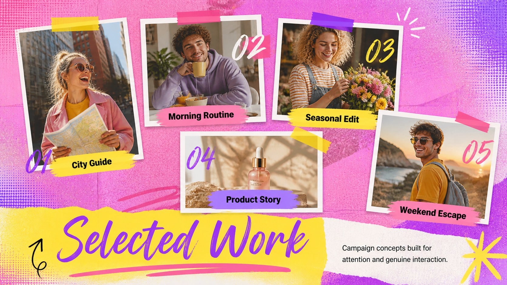 Vibrant Influencer Media Kit Deck presentation template, slide 10