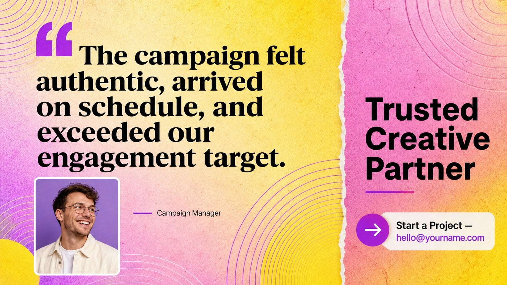 Vibrant Influencer Media Kit Deck presentation template, slide 12