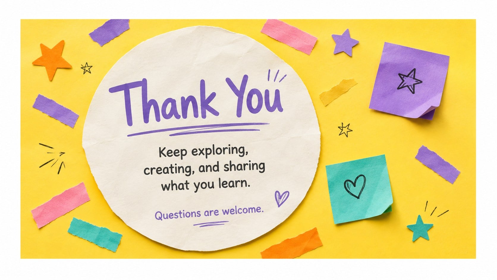 Vibrant Paper Classroom Slide Kit presentation template, slide 16