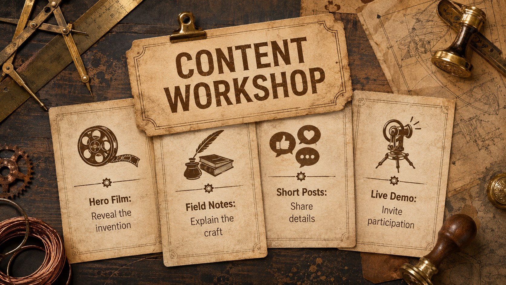 Victorian Industrial Campaign Deck presentation template, slide 10