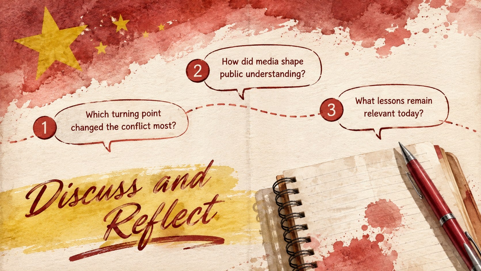 Vietnam Conflict History Lesson Deck presentation template, slide 15