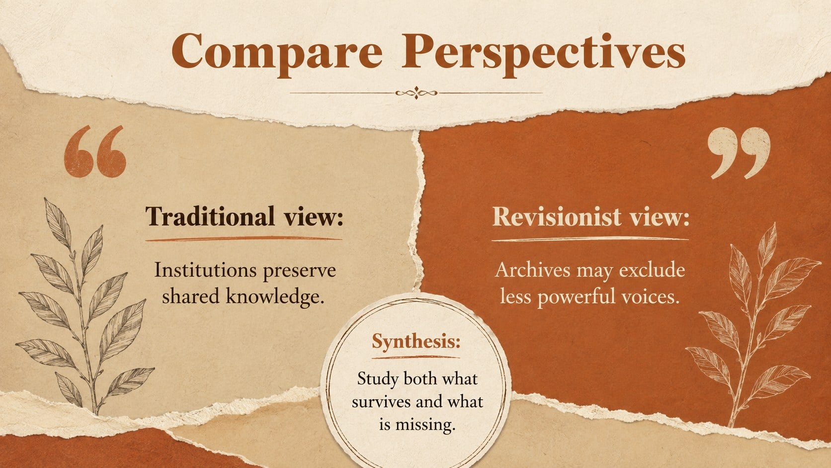 Vintage Academia Lesson Deck presentation template, slide 10