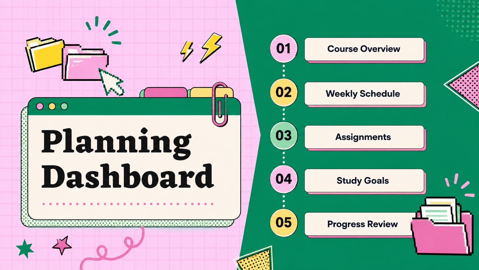 Virtual Classroom Planning Slides presentation template, slide 2