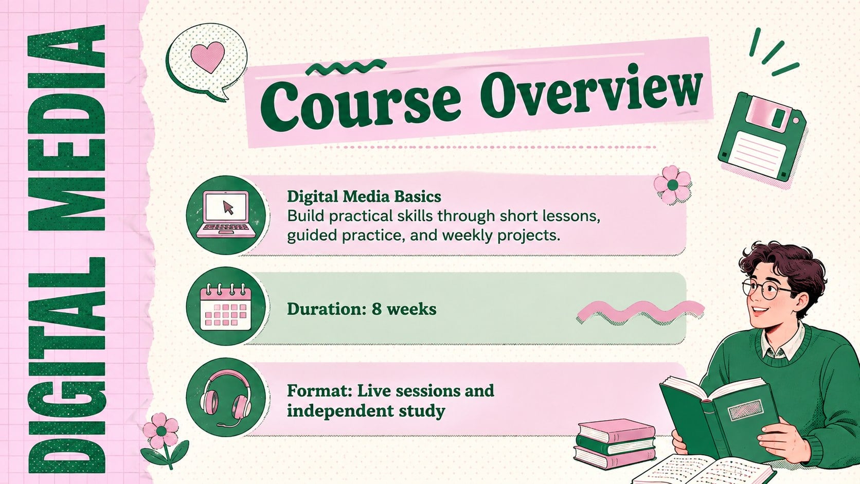 Virtual Classroom Planning Slides presentation template, slide 3