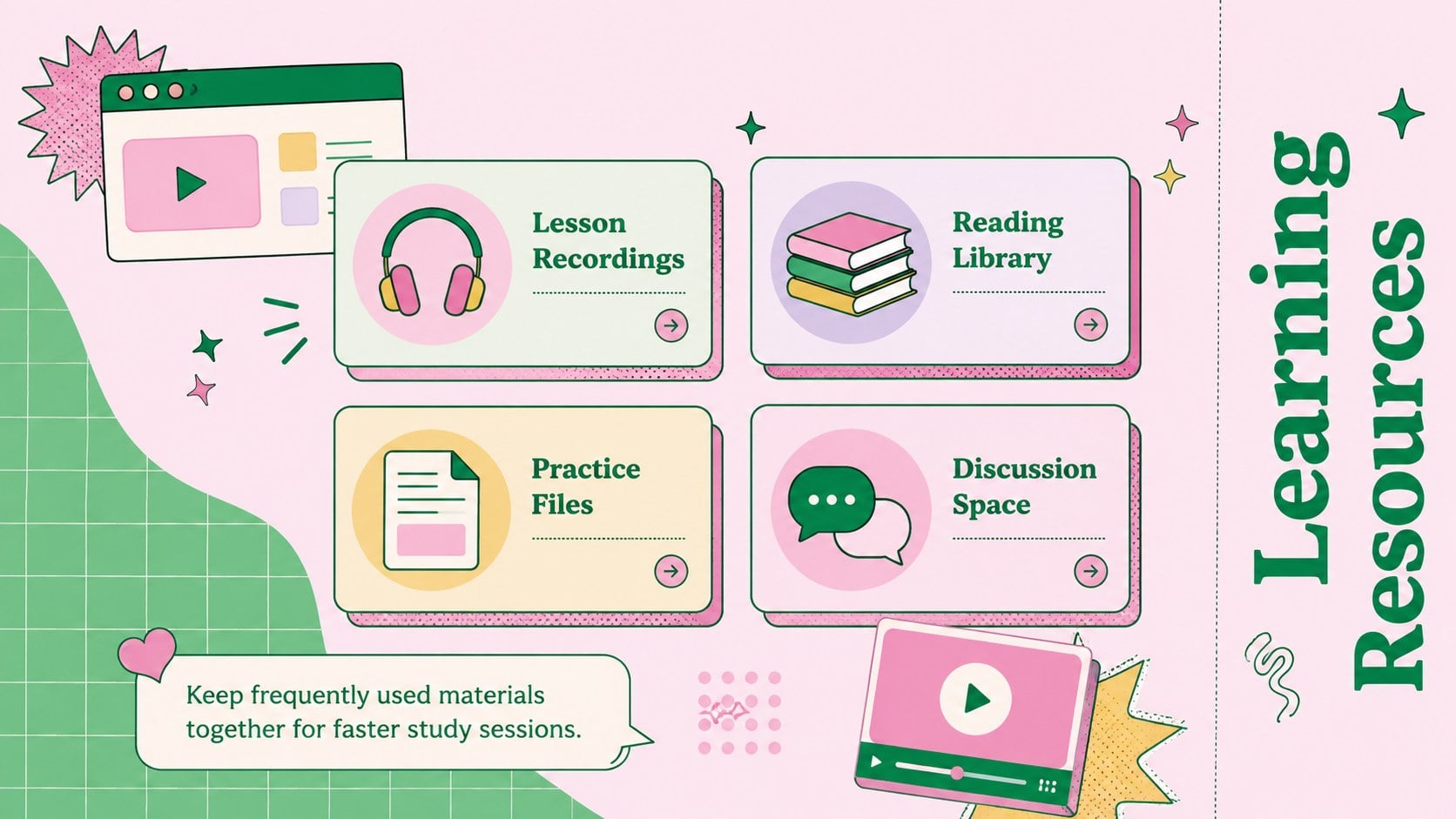 Virtual Classroom Planning Slides presentation template, slide 8