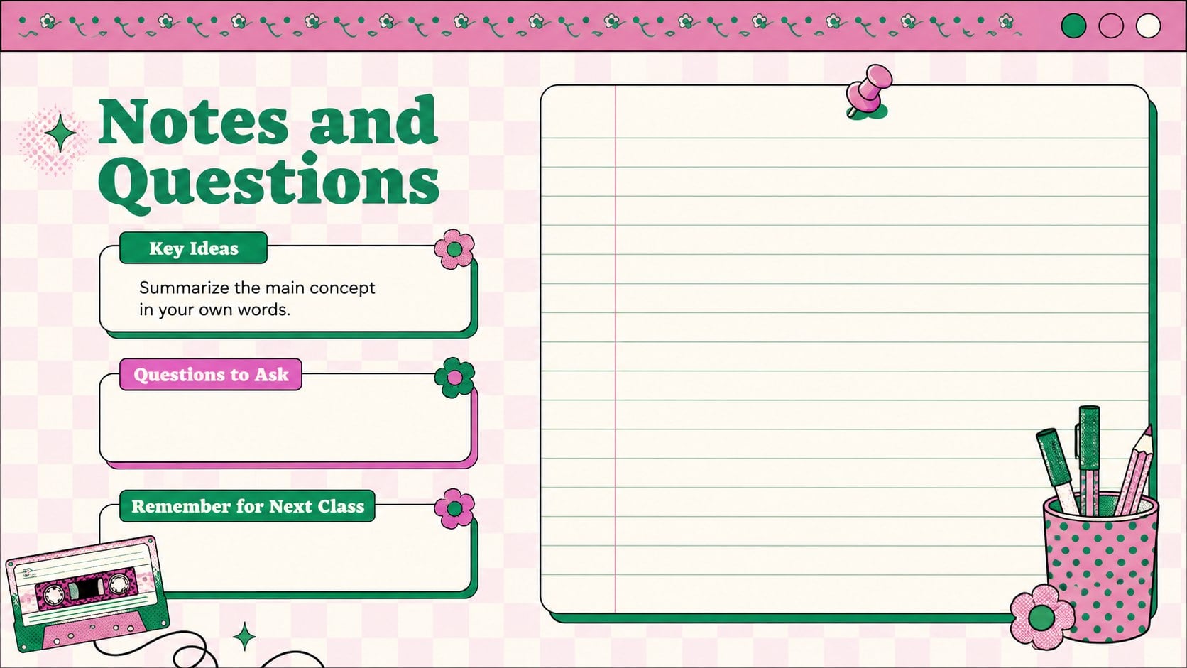 Virtual Classroom Planning Slides presentation template, slide 14