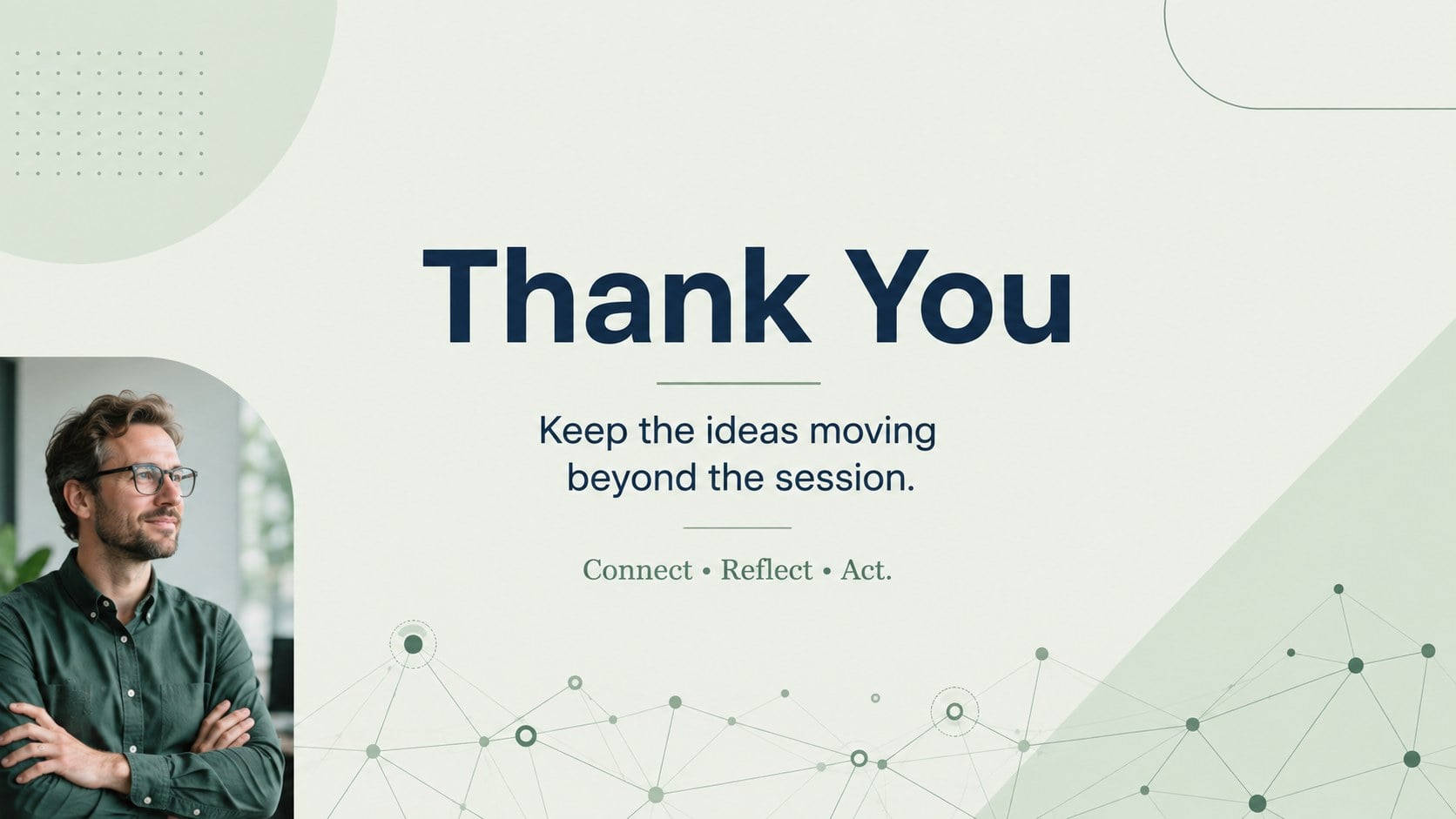 Virtual Conference Presentation Theme presentation template, slide 15