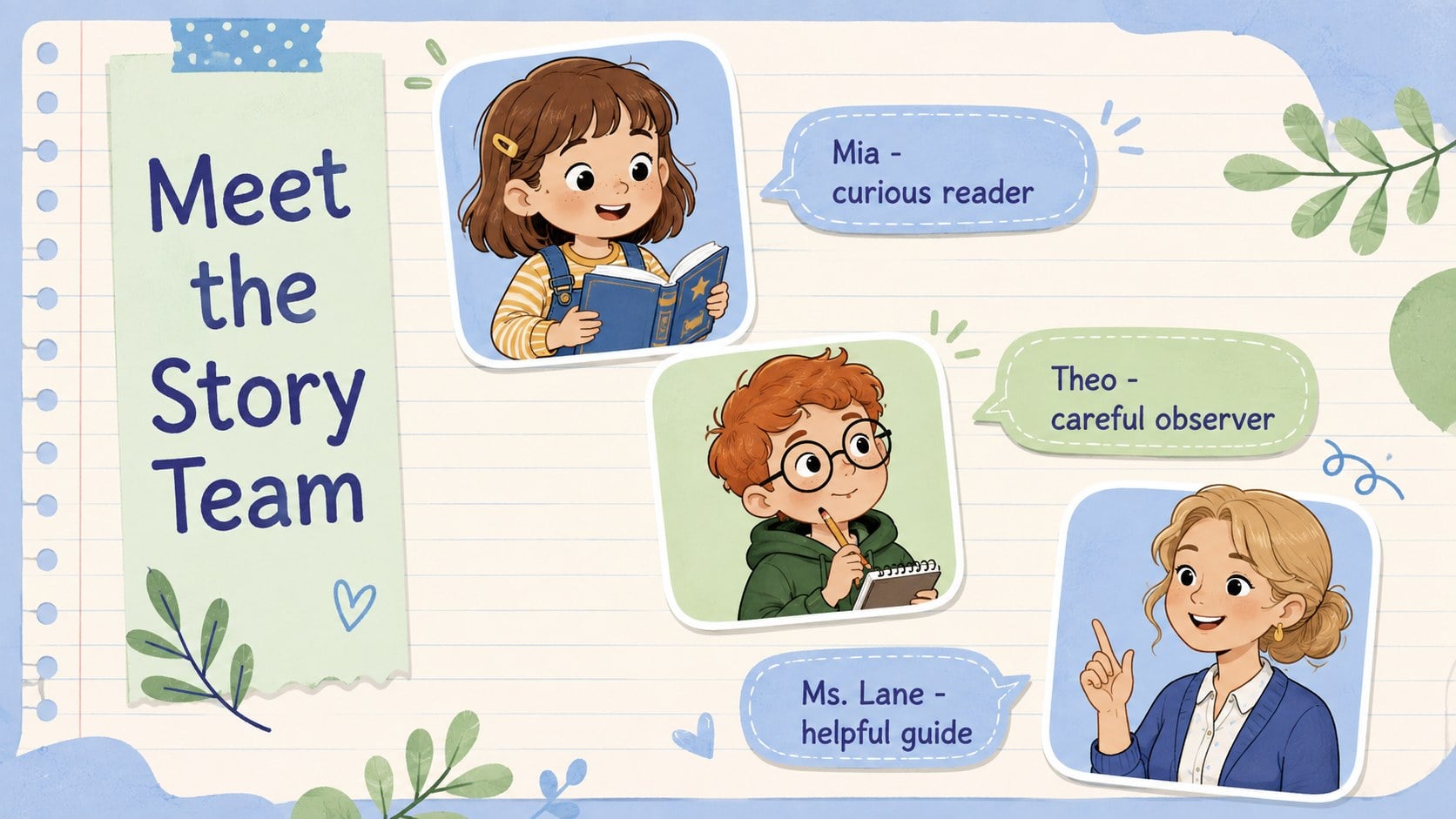 Whimsical Storybook Classroom Deck presentation template, slide 4