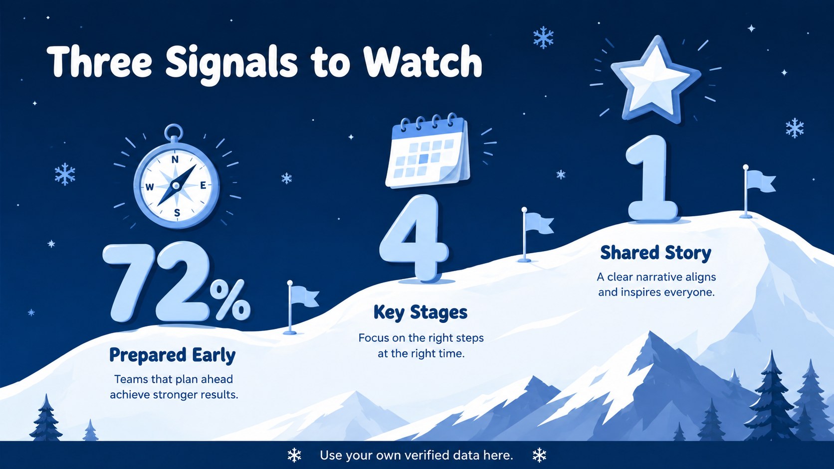 Winter Snowfall Presentation Theme presentation template, slide 11