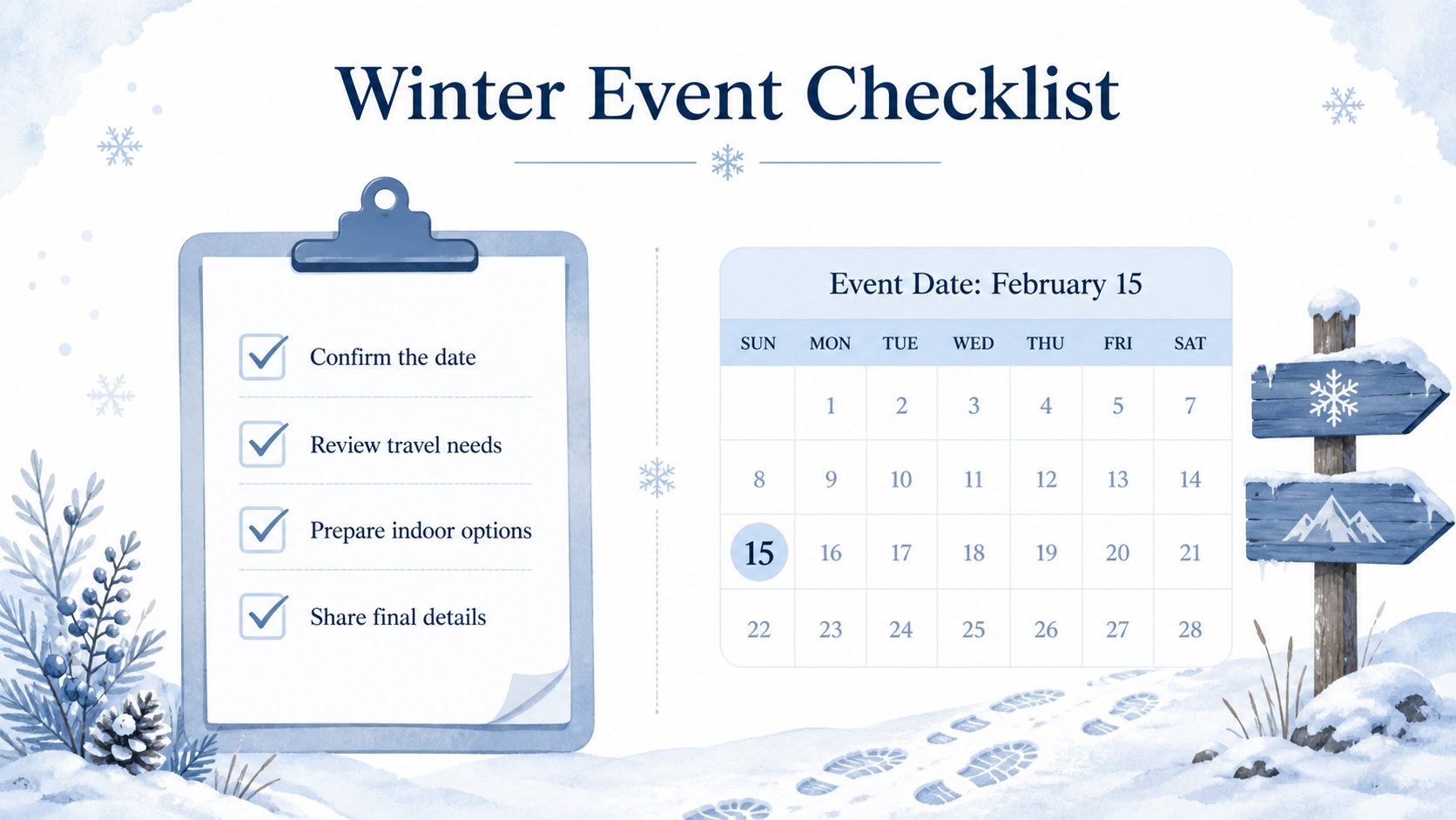 Winter Snowfall Presentation Theme presentation template, slide 13