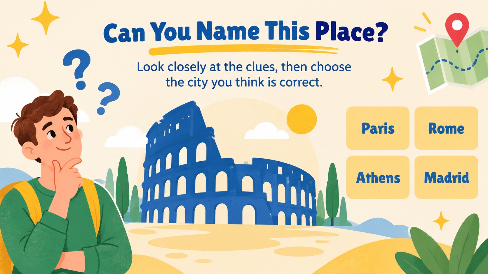 World Cities Geography Classroom Deck presentation template, slide 12