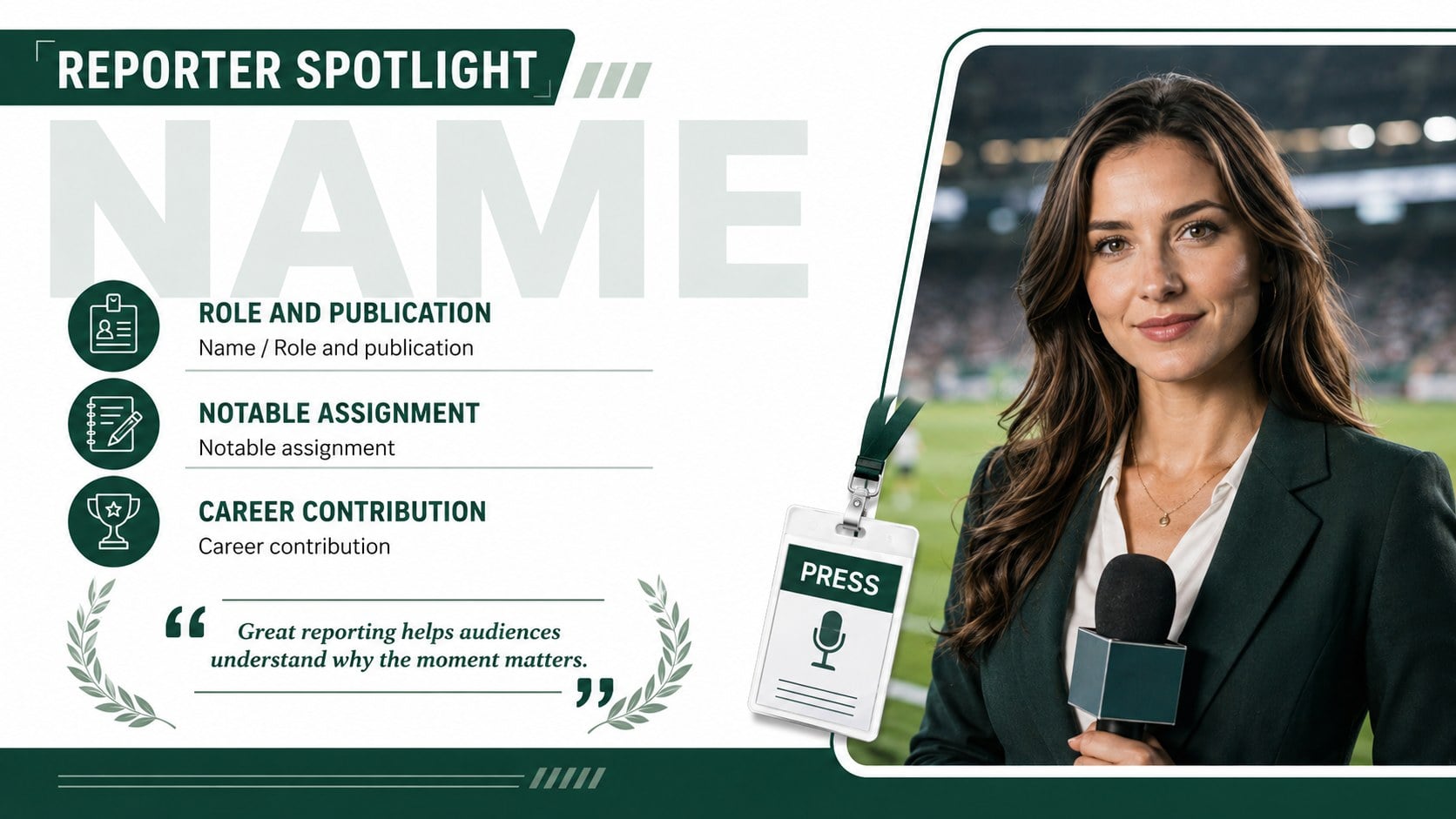 World Sports Press Appreciation Deck presentation template, slide 10