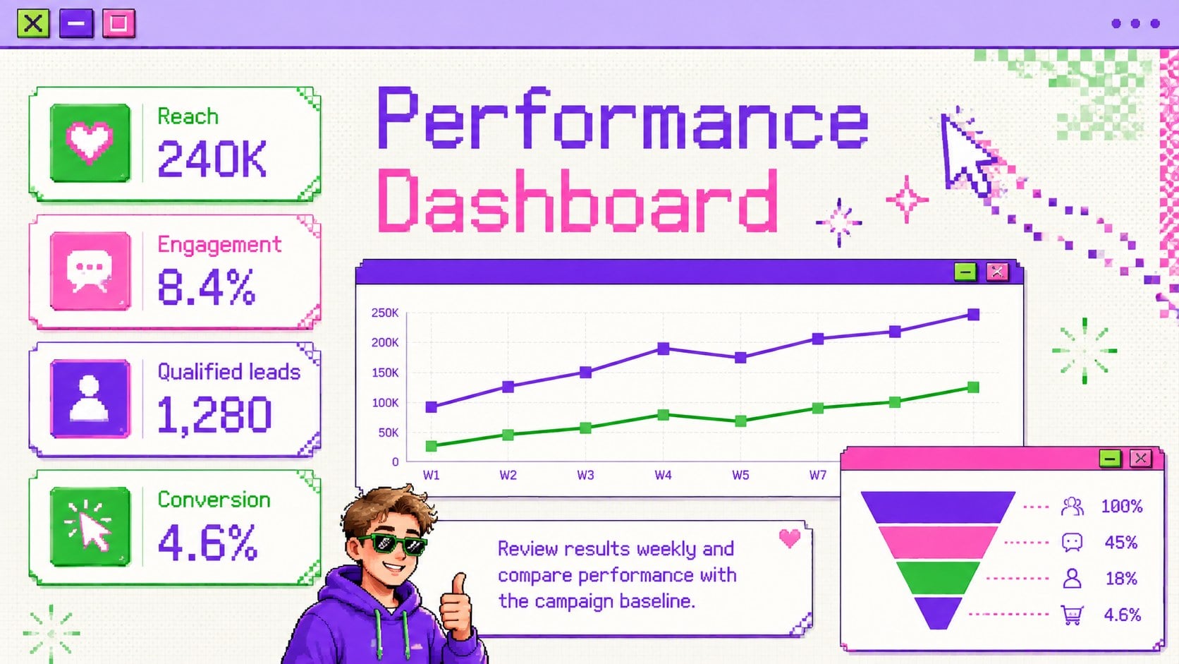 Y2K Web Marketing Strategy Deck presentation template, slide 13