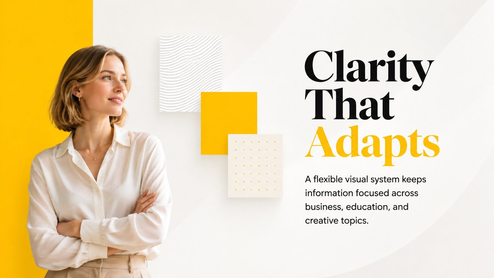 Yellow Accent Multipurpose Slide Theme presentation template, slide 3