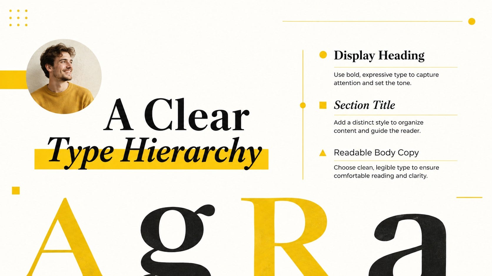 Yellow Accent Multipurpose Slide Theme presentation template, slide 4