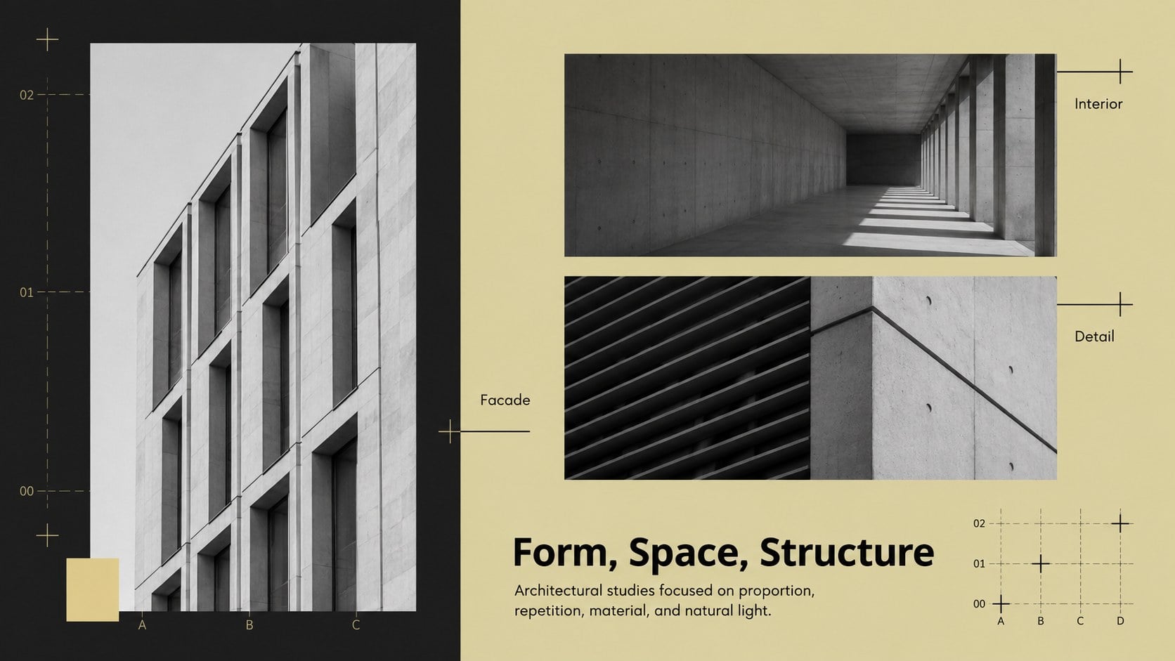 Yellow Photography Showcase Deck presentation template, slide 7