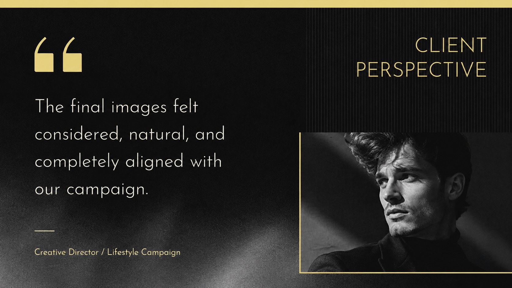 Yellow Photography Showcase Deck presentation template, slide 11
