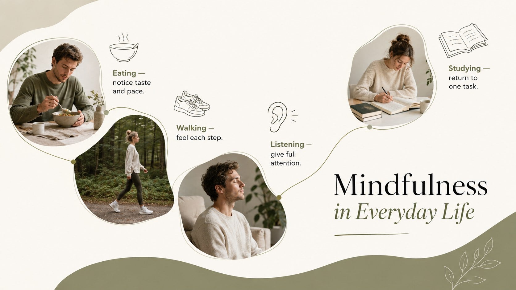 Zen Buddhist Philosophy Lesson Theme presentation template, slide 9
